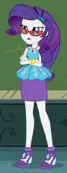 Size: 307x795 | Tagged: safe, derpibooru import, screencap, rarity, equestria girls, equestria girls series, happily ever after party, cropped, glasses, image, jpeg, rarity peplum dress, solo