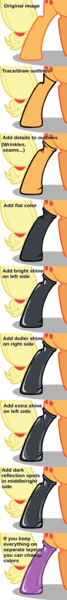 Size: 510x4570 | Tagged: safe, edit, editor:anonymous, applejack, /mlp/ latex requests, clothes, guide, image, latex, latex stockings, leg, png, show accurate, solo, stockings, thigh highs, tutorial