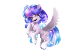 Size: 1082x739 | Tagged: safe, artist:annaxeptable, artist:selenavivacity, derpibooru import, oc, oc:selena vivacity, unofficial characters only, alicorn, pony, alicorn oc, base used, coat markings, colored hooves, colored pupils, female, g4, g4 to g5, g5, generation leap, horn, image, magical lesbian spawn, mare, offspring, parent:rainbow dash, parent:twilight sparkle, parents:twidash, png, socks (coat marking), solo, sparkly mane, unshorn fetlocks, wings