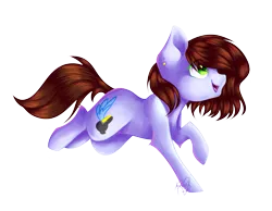 Size: 1985x1537 | Tagged: safe, artist:prettyshinegp, derpibooru import, oc, unofficial characters only, earth pony, pony, ear piercing, earth pony oc, image, piercing, png, raised hoof, signature, simple background, smiling, solo, transparent background