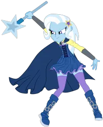 Size: 2328x2884 | Tagged: safe, artist:gmaplay, derpibooru import, trixie, equestria girls, clothes, cosplay, costume, image, nightmare night, nightmare night costume, png, rwby, simple background, solo, transparent background, trixie day