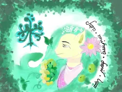 Size: 1706x1280 | Tagged: safe, artist:tupuan, derpibooru import, elf, pony, god, image, jpeg, tengwar