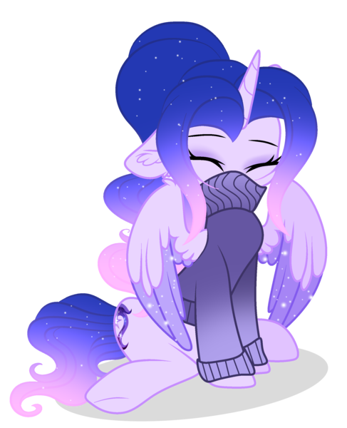 Size: 2032x2504 | Tagged: safe, artist:existencecosmos188, derpibooru import, oc, oc:existence, unofficial characters only, alicorn, pony, alicorn oc, ethereal mane, eyes closed, horn, image, png, simple background, smiling, starry mane, transparent background, wings