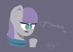 Size: 7016x4961 | Tagged: safe, artist:realgero, derpibooru import, boulder (pet), maud pie, earth pony, pony, dialogue, image, png, simple background, solo