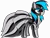 Size: 8000x6003 | Tagged: source needed, suggestive, alternate version, artist:severity-gray, oc, oc:nightlight aura, unofficial characters only, pegasus, pony, ahegao, annoyed, black coat, blue eyeshadow, blushing, bondage, clothes, corset, dress, encasement, eyeshadow, female, gala dress, green eyes, heart eyes, hood, image, latex, latex boots, latex corset, latex dress, latex suit, looking up, makeup, mare, open mouth, png, show accurate, simple background, solo, solo female, sweat, transparent background, two toned mane, wingding eyes, wingless