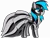Size: 8000x6003 | Tagged: source needed, suggestive, alternate version, artist:severity-gray, oc, oc:nightlight aura, unofficial characters only, pegasus, pony, ahegao, annoyed, black coat, blue eyeshadow, blushing, bondage, bound wings, clothes, corset, dress, encasement, eyeshadow, female, gala dress, green eyes, heart eyes, hood, image, latex, latex boots, latex corset, latex dress, latex suit, looking up, makeup, mare, open mouth, png, show accurate, simple background, solo, solo female, sweat, transparent background, two toned mane, wingding eyes, wings