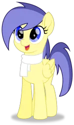 Size: 3000x5065 | Tagged: safe, artist:keronianniroro, derpibooru import, oc, oc:sapphire star, pegasus, pony, clothes, image, movie accurate, open mouth, png, scarf, simple background, solo, transparent background, vector