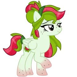 Size: 4096x4096 | Tagged: safe, artist:emperor-anri, artist:lannielona, derpibooru import, oc, oc:watermelana, unofficial characters only, pegasus, pony, absurd resolution, base used, female, folded wings, freckles, gradient hooves, image, mare, pegasus oc, png, simple background, smiling, solo, transparent background, wings