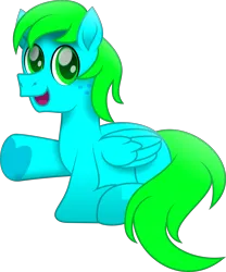 Size: 5305x6379 | Tagged: safe, artist:lincolnbrewsterfan, derpibooru import, oc, oc:blu deucee, unofficial characters only, pegasus, pony, .svg available, 2023 community collab, :d, absurd resolution, adorable face, blue, cute, cute face, cute smile, derpibooru exclusive, folded wings, freckles, green, green eyes, green mane, green tail, happy, heart, heart hoof, highlights, image, inkscape, kneeling, looking at you, lying down, male, movie accurate, no base, ocbetes, open mouth, open smile, pegasus oc, png, ponyloaf, prone, shading, simple background, smiling, smiling at you, stallion, stallion oc, tail, tongue out, transparent background, vector, waving, wings