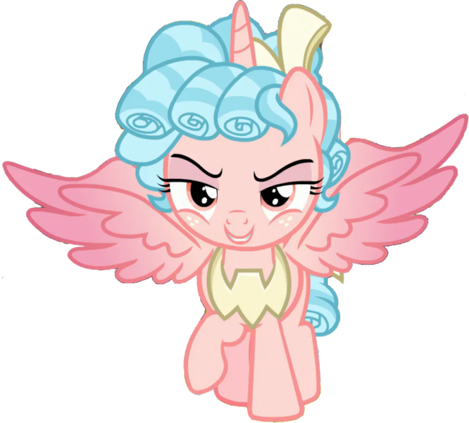 Size: 867x781 | Tagged: safe, artist:pascalmulokozi2, derpibooru import, edit, edited screencap, screencap, cozy glow, alicorn, season 9, the ending of the end, spoiler:s09, antagonist, image, png, simple background, solo, transparent background, villainess