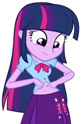 Size: 1409x2160 | Tagged: suggestive, twilight sparkle, human, equestria girls, belly button, belly fetish, clothes, fetish, fetish fuel, image, navel fetish, navel fingering, navel play, open clothes, open shirt, png, sexy, show accurate, solo, vector