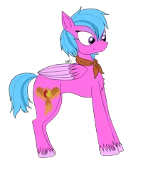 Size: 1920x2388 | Tagged: safe, derpibooru import, firefly, pegasus, pony, my little pony: a new generation, clothes, female, g1, g5, image, mare, mom, my little pony, png, redesign, scarf, short hair, simple background, solo, transparent, transparent background