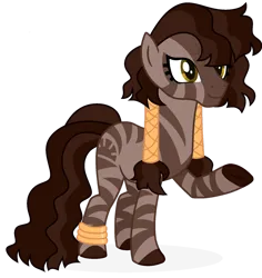 Size: 1280x1355 | Tagged: safe, artist:kabuvee, derpibooru import, oc, unofficial characters only, zebra, female, image, png, simple background, solo, transparent background