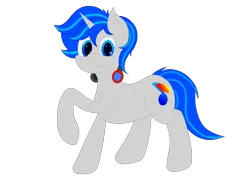 Size: 3508x2480 | Tagged: safe, artist:samenandsam, derpibooru import, oc, oc:sound shiver, unofficial characters only, pony, unicorn, derpibooru community collaboration, 2023 community collab, headphones, high res, horn, image, looking at you, male, png, raised hoof, simple background, smiling, smiling at you, solo, stallion, transparent background, unicorn oc