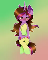 Size: 800x1000 | Tagged: safe, artist:kapai882, artist:kathe, derpibooru import, oc, oc:kathe, oc:kathepaint, unicorn, blushing, brown eyes, clothes, image, png, simple background, socks, solo