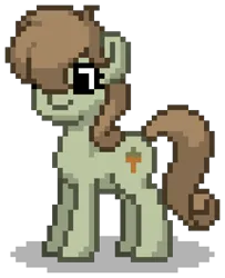 Size: 688x848 | Tagged: safe, artist:topsangtheman, derpibooru import, oc, unofficial characters only, earth pony, pony, derpibooru community collaboration, pony town, 2023 community collab, image, png, simple background, solo, transparent background