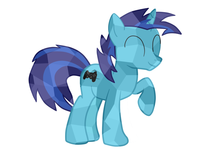 Size: 2000x1440 | Tagged: safe, derpibooru import, oc, oc:dial liyon, crystal pony, unicorn, eyes closed, image, male, png, simple background, smiling, the crystal empire 10th anniversary, transparent background