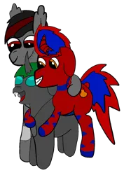 Size: 1100x1550 | Tagged: safe, artist:acid flask, derpibooru import, oc, oc:acid flask, oc:blood moon, oc:changeling dox, unofficial characters only, bat pony, changeling, pony, unicorn, zebra, zebracorn, derpibooru community collaboration, 2023 community collab, bandage, bat pony oc, bat wings, broken horn, changeling oc, curved horn, cut, cutie mark, digital art, ear fluff, family, female, floppy ears, group, group hug, hair, happy, horn, hug, hug from behind, image, looking at each other, looking at someone, male, mare, png, simple background, smiling, smiling at each other, stallion, standing, tail, transparent background, unicorn oc, wings