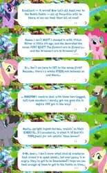 Size: 2048x3312 | Tagged: safe, derpibooru import, dumbbell, fluttershy, pinkie pie, quarterback, twilight sparkle, twilight sparkle (alicorn), alicorn, earth pony, pegasus, pony, boy bullies, covered eyes, dialogue, dialogue box, english, event, female, folded wings, gameloft, horn, image, jewelry, male, mare, png, speech bubble, spread wings, stallion, text, tiara, wings