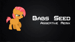 Size: 1920x1080 | Tagged: safe, artist:assertive fluttershy, derpibooru import, babs seed, earth pony, pony, 2012, absurd file size, animated, brony music, downloadable, female, filly, foal, image, link in description, music, nostalgia, remix, solo, text, waveform, webm, youtube, youtube link, youtube video