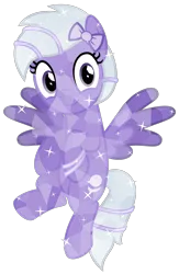 Size: 1225x1875 | Tagged: safe, artist:melisareb, derpibooru import, oc, oc:comment, ponified, unofficial characters only, crystal pony, pegasus, pony, derpibooru, .svg available, bow, bracelet, derpibooru exclusive, derpibooru ponified, female, flying, image, jewelry, looking at you, mare, meta, png, solo, the crystal empire 10th anniversary, vector, wings