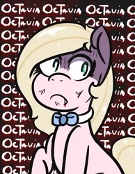 Size: 637x822 | Tagged: safe, artist:lazerblues, derpibooru import, oc, oc:connie amore, earth pony, pony, bowtie, image, png