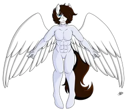 Size: 4574x3983 | Tagged: safe, artist:princessmoonsilver, derpibooru import, oc, oc:viper, anthro, pegasus, high res, image, male, png, simple background, solo, transparent background