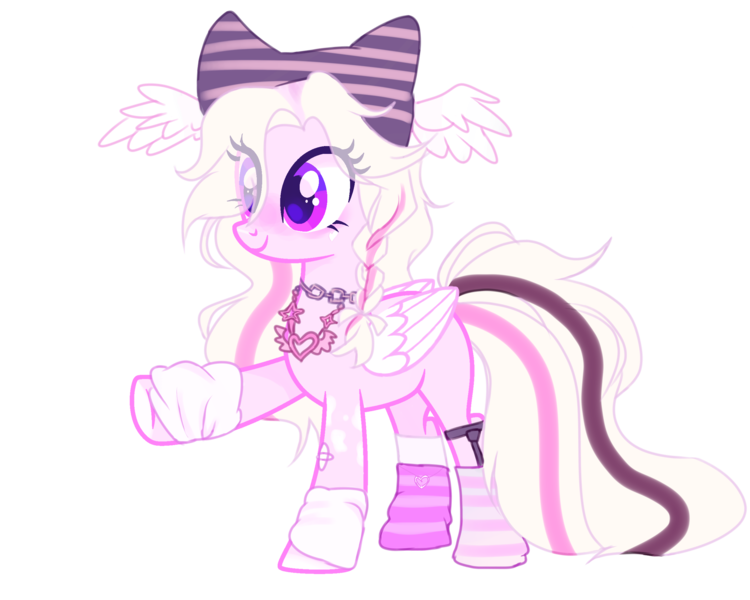 Size: 2500x2000 | Tagged: safe, artist:memengla, derpibooru import, oc, oc:memengla, unofficial characters only, pegasus, pony, derpibooru community collaboration, 2023 community collab, clothes, image, png, simple background, socks, solo, striped socks, transparent background