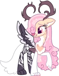 Size: 2232x2887 | Tagged: safe, artist:kurosawakuro, derpibooru import, oc, hybrid, female, image, interspecies offspring, offspring, parent:discord, parent:princess cadance, parents:discodance, png, simple background, solo, transparent background