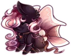 Size: 2754x2177 | Tagged: safe, artist:aquasky987, derpibooru import, oc, unofficial characters only, earth pony, pony, bow, chibi, ear fluff, earth pony oc, eyes closed, female, image, mare, png, simple background, smiling, solo, tail, tail bow, transparent background