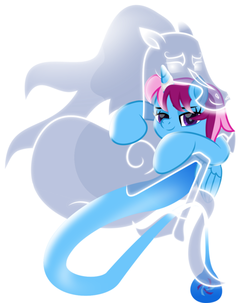 Size: 1017x1289 | Tagged: safe, artist:lincolnbrewsterfan, derpibooru import, oc, oc:parcly taxel, oc:spindle, unofficial characters only, alicorn, genie, genie pony, horse, pony, windigo, ain't never had friends like us, albumin flask, derpibooru community collaboration, my little pony: the movie, .svg available, 2015, 2022, 2023 community collab, alicorn oc, bedroom eyes, best friends, coat markings, cuddling, derpibooru exclusive, embrace, facial markings, female, flask, geniefied, gift art, glow, glowing eyes, glowing mane, hoof around neck, hoof on shoulder, horn, horn ring, hug, image, inkscape, inspired by another artist, jewelry, lidded eyes, mare, motivational description, movie accurate, no base, png, purple eyes, ring, simple background, snuggling, special, star (coat marking), transparent background, transparent flesh, two toned coat, two toned mane, vector, windigo oc, wings