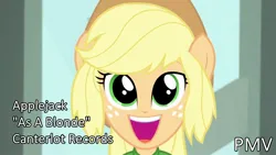 Size: 1920x1080 | Tagged: safe, derpibooru import, edit, edited screencap, screencap, applejack, pinkie pie, rainbow dash, sunset shimmer, twilight sparkle, equestria girls, friendship games, legend of everfree, rainbow rocks, bass guitar, image, jpeg, looking at you, musical instrument, pmv, rock, smiling, smiling at you, solo, spanish, youtube link