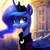 Size: 1024x1024 | Tagged: safe, derpibooru import, editor:dovakkins, machine learning generated, novelai, prompter:dovakkins, stable diffusion, princess luna, alicorn, pony, beautiful, clothes, crown, cutie mark, cutie mark on clothes, female, image, jacket, jewelry, mare, missing accessory, png, regalia, smiling, solo