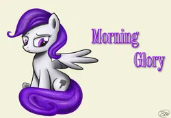 Size: 1024x706 | Tagged: safe, artist:adagiostring, derpibooru import, oc, oc:morning glory (project horizons), unofficial characters only, pegasus, pony, fallout equestria, fallout equestria: project horizons, dashite, fanfic art, female, image, jpeg, mare, sad, simple background, sitting, solo