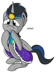 Size: 1067x1356 | Tagged: safe, artist:soccy, derpibooru import, king sombra, alicorn, pony, alicornified, good king sombra, image, juice, juice box, meme, png, race swap, simple background, sipping, solo, sombracorn, the crystal empire 10th anniversary, transparent background