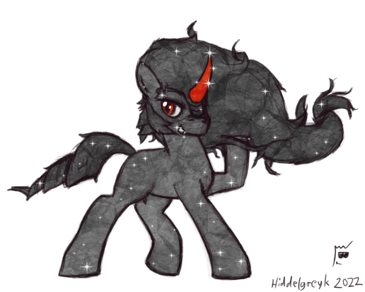 Size: 2000x1600 | Tagged: safe, artist:hiddelgreyk, derpibooru import, king sombra, crystal pony, pony, unicorn, crystallized, flowing mane, image, male, png, pose, simple background, sparkling, stallion, stupid sexy sombra, the crystal empire 10th anniversary, transparent background