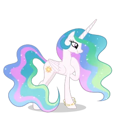 Size: 2084x1916 | Tagged: safe, artist:existencecosmos188, derpibooru import, princess celestia, alicorn, pony, base used, ethereal mane, eyelashes, female, grin, hoof on chest, image, mare, png, simple background, smiling, solo, starry mane, transparent background