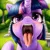 Size: 960x960 | Tagged: suggestive, machine learning generated, novelai, twilight sparkle, pony, unicorn, blushing, drool, drool string, female, grass, gullet, image, imminent vore, looking at you, mare, mawshot, offscreen character, open mouth, outdoors, png, pov, salivating, solo, solo female, teeth, tongue out, tree, twipred, unicorn twilight, vore