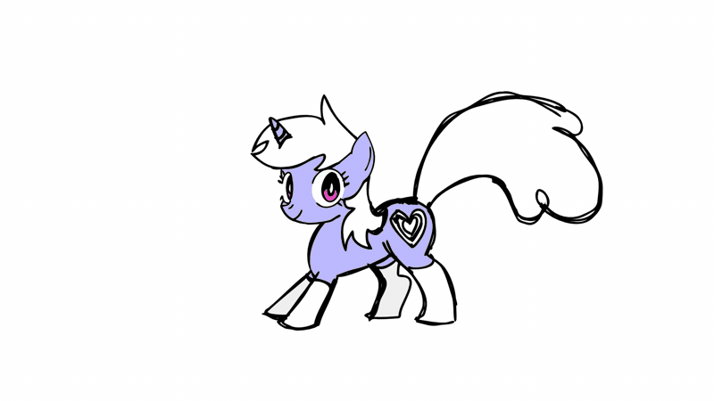 Size: 1920x1080 | Tagged: safe, oc, unofficial characters only, pony, unicorn, clothes, female, floppy ears, gif, image, iwtcird, long tail, looking at you, mare, meme, mlem, one eye closed, poofy tail, raised tail, silly, socks, solo, stretching, tail, tail flick, tail lift, tongue out, wink, winking at you
