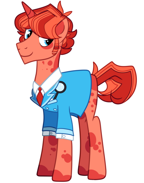 Size: 1280x1622 | Tagged: safe, artist:maximumpiracy, derpibooru import, oc, pony, unicorn, clothes, image, male, png, shirt, simple background, solo, stallion, transparent background