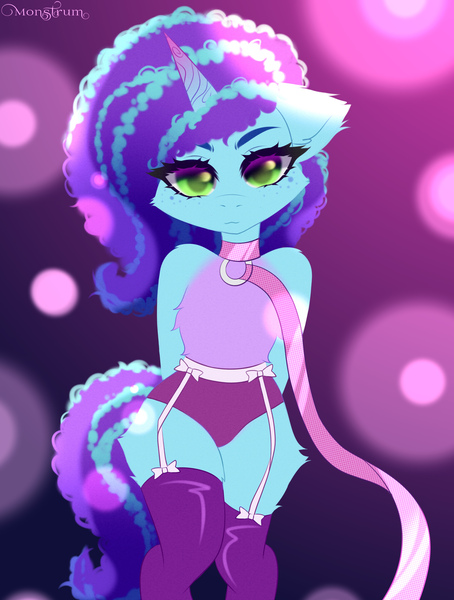 Size: 2497x3300 | Tagged: questionable, artist:monstrum, derpibooru import, pony, unicorn, g5, my little pony: a new generation, female, horn, image, jpeg, misty brightdawn, solo