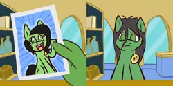 Size: 2048x1024 | Tagged: artist needed, safe, derpibooru import, oc, oc:anon, oc:anonfilly, unofficial characters only, human, pony, 2 panel comic, comic, expectation vs reality, female, filly, image, instant loss 2koma, png