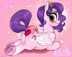 Size: 635x500 | Tagged: safe, artist:frowoppy, derpibooru import, edit, pipp petals, pegasus, pony, butt, female, g5, image, jpeg, kirby, kirby (series), kirby fits on everything, mare, meme, plot