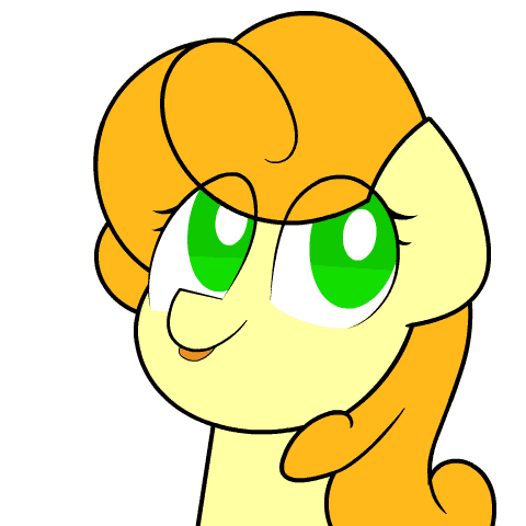 Size: 480x480 | Tagged: safe, artist:greenhoof, derpibooru import, carrot top, golden harvest, earth pony, pony, :p, animated, female, gif, image, mare, simple background, solo, spittle, tongue out, transparent background, vector, white pupils