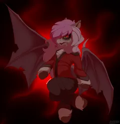 Size: 3328x3448 | Tagged: safe, artist:avery-valentine, derpibooru import, oc, oc:pandita, unofficial characters only, bat pony, pony, bat wings, clothes, cosplay, costume, image, png, simple background, wings