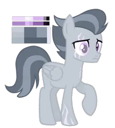 Size: 900x1000 | Tagged: safe, artist:monochrome-sunsets, derpibooru import, oc, pegasus, pony, base used, image, male, offspring, parent:rumble, parent:silver spoon, png, scar, simple background, solo, stallion, transparent background