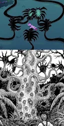 Size: 450x876 | Tagged: safe, derpibooru import, screencap, twilight sparkle, image, jpeg, junji ito, plant, tree, vine