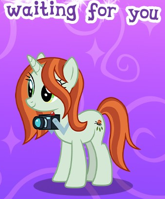 Size: 340x409 | Tagged: safe, derpibooru import, crackle cosette, queen chrysalis, pony, unicorn, camera, cropped, disguise, disguised changeling, female, gameloft, image, mare, meme, png, solo, wow! glimmer