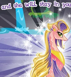 Size: 450x486 | Tagged: safe, derpibooru import, idw, merpony, ear piercing, earring, female, gameloft, idw showified, image, jewelry, meme, piercing, png, rose mermare, scales, solo, solo focus, sparkles, sparkly, text, wow! glimmer