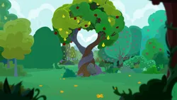 Size: 3688x2073 | Tagged: safe, artist:zacatron94, derpibooru import, the perfect pear, image, intertwined trees, no pony, png, tree, vector, wallpaper